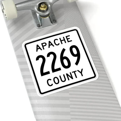 Apache County 2269 (Arizona) (Road Sign) STICKER Vinyl Kiss-Cut Decal - The Sticker Space