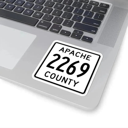 Apache County 2269 (Arizona) (Road Sign) STICKER Vinyl Kiss-Cut Decal - The Sticker Space
