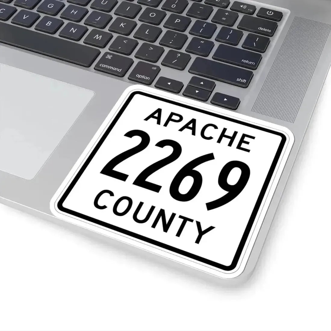 Apache County 2269 (Arizona) (Road Sign) STICKER Vinyl Kiss-Cut Decal - The Sticker Space