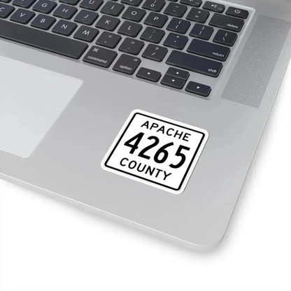 Apache County 4265 (Arizona) (Road Sign) STICKER Vinyl Kiss-Cut Decal - The Sticker Space