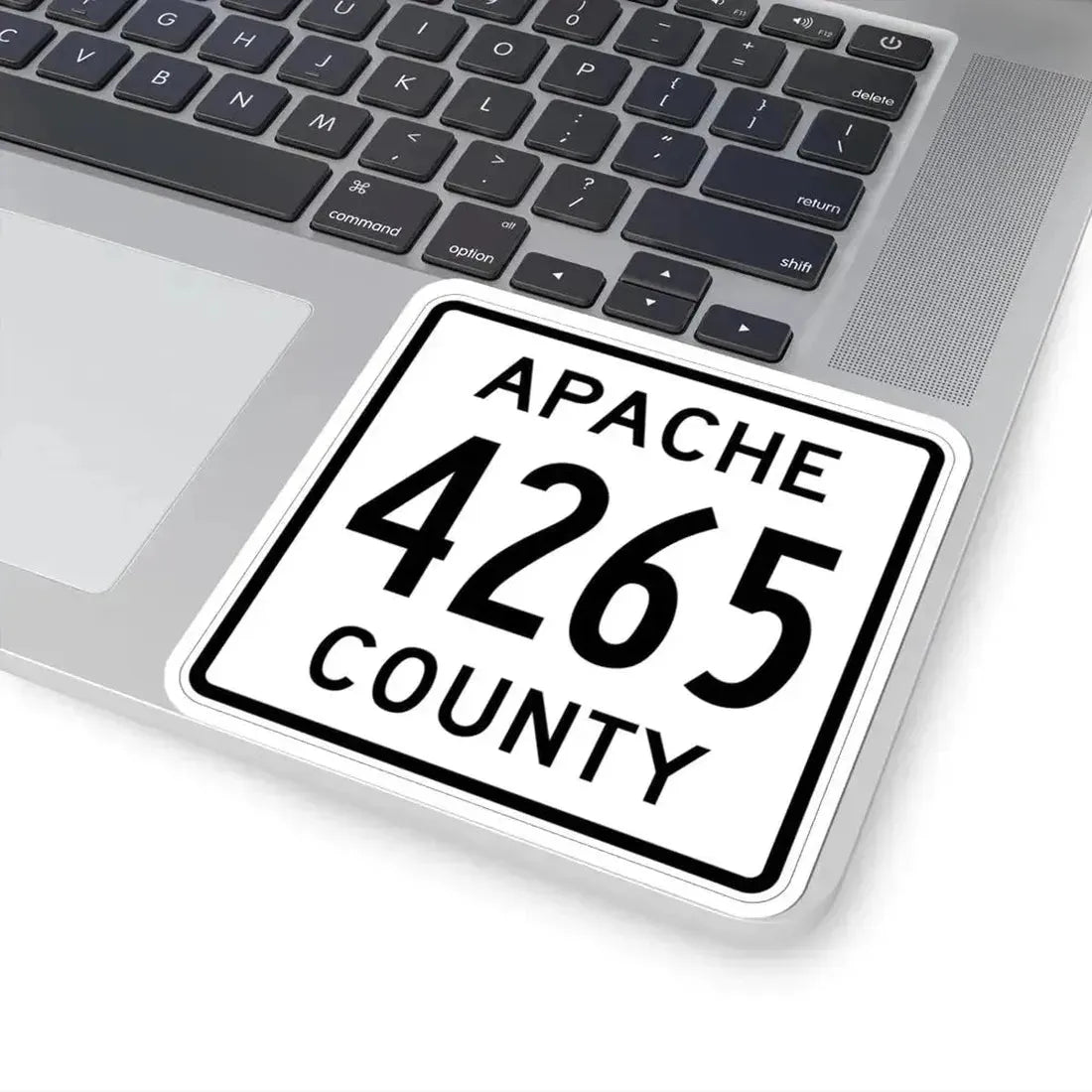 Apache County 4265 (Arizona) (Road Sign) STICKER Vinyl Kiss-Cut Decal - The Sticker Space