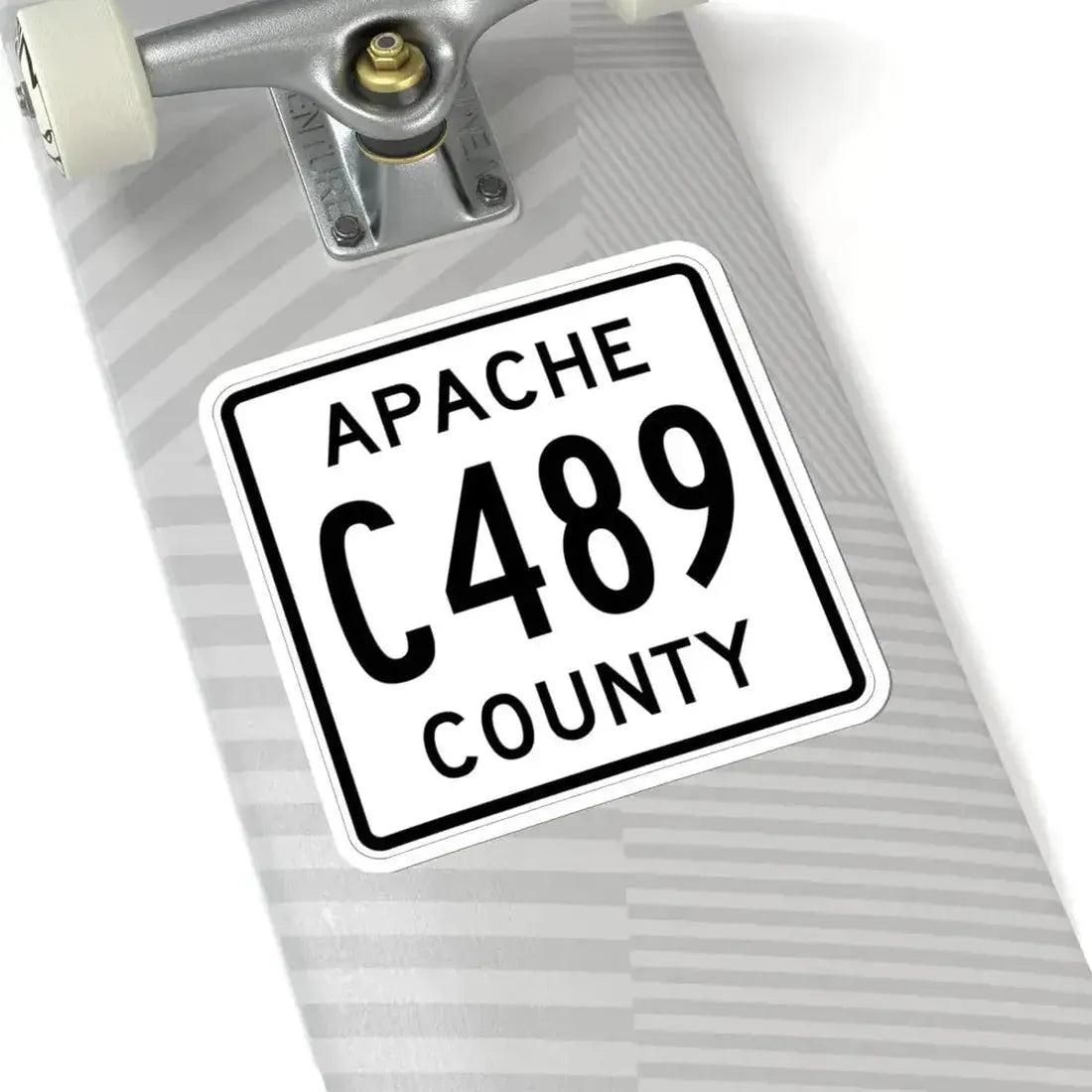 Apache County C489 (Arizona) (Road Sign) STICKER Vinyl Kiss-Cut Decal - The Sticker Space
