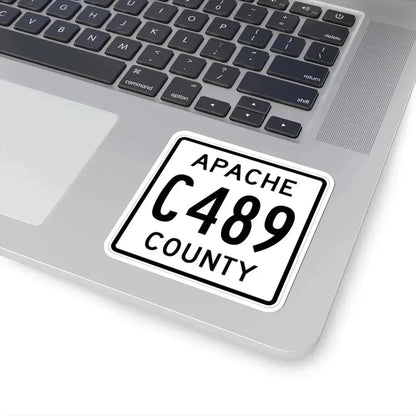 Apache County C489 (Arizona) (Road Sign) STICKER Vinyl Kiss-Cut Decal - The Sticker Space