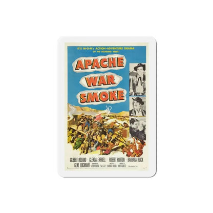 Apache War Smoke 1952 Movie Poster Refrigerator Magnet - The Sticker Space