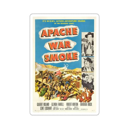 Apache War Smoke 1952 Movie Poster STICKER Vinyl Die-Cut Decal - The Sticker Space