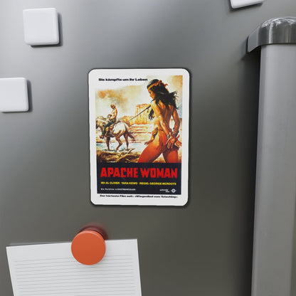 APACHE WOMAN 1976 Movie Poster - Die-Cut Magnet-The Sticker Space