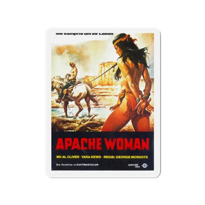 APACHE WOMAN 1976 Movie Poster - Refrigerator Magnet - The Sticker Space