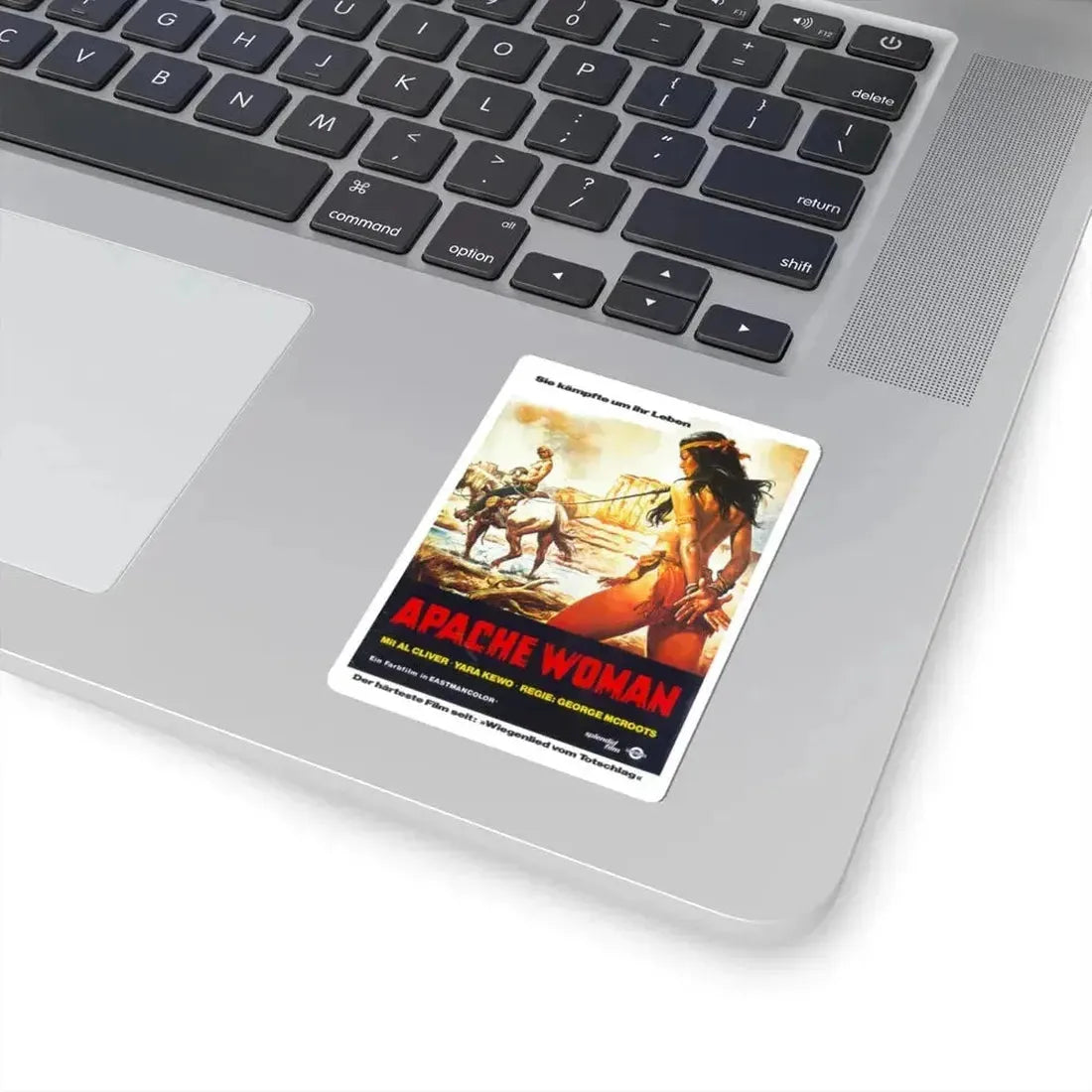 APACHE WOMAN 1976 Movie Poster - STICKER Vinyl Kiss-Cut Decal - The Sticker Space