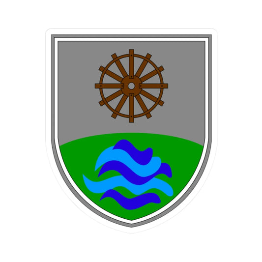 Apače (Slovenia) (Coat of Arms) STICKER Vinyl Kiss-Cut Decal 2 Inch White - The Sticker Space