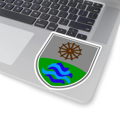 Apače (Slovenia) (Coat of Arms) STICKER Vinyl Kiss-Cut Decal - The Sticker Space