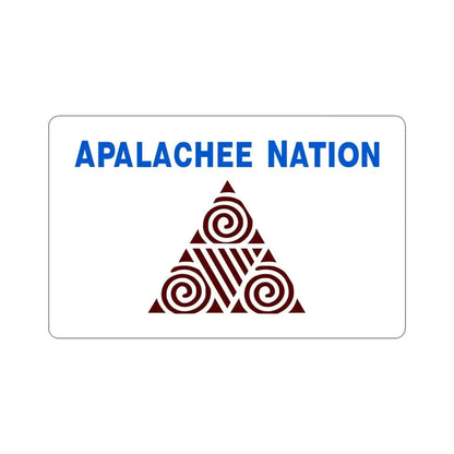 Apalachee Nation Flag STICKER Vinyl Die-Cut Decal 4 Inch - The Sticker Space