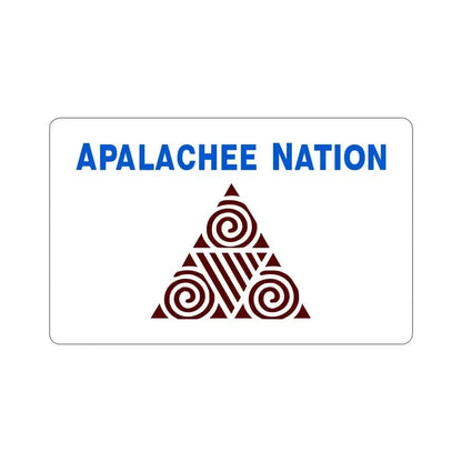 Apalachee Nation Flag STICKER Vinyl Die-Cut Decal 5 Inch - The Sticker Space