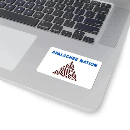 Apalachee Nation flag (United States) STICKER Vinyl Kiss-Cut Decal - The Sticker Space