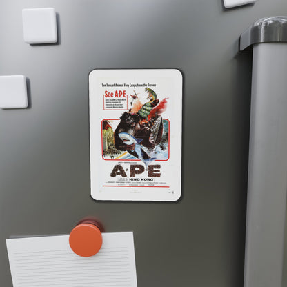 Ape 1976 Movie Poster Die-Cut Magnet-The Sticker Space