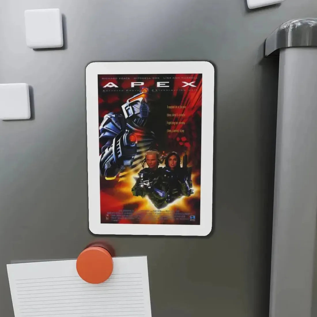 A.P.E.X. 1994 Movie Poster - Refrigerator Magnet - The Sticker Space