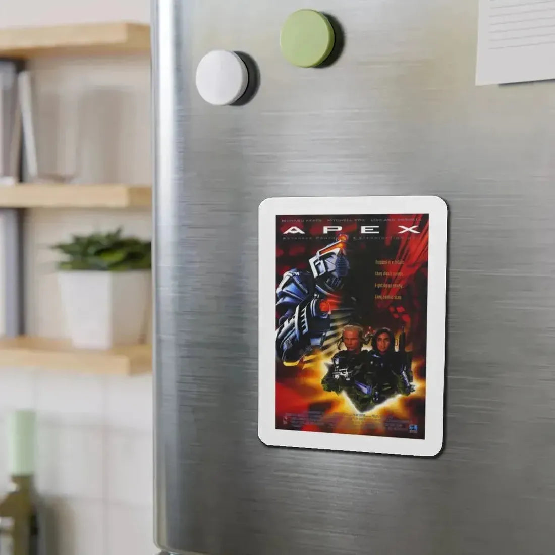 A.P.E.X. 1994 Movie Poster - Refrigerator Magnet - The Sticker Space