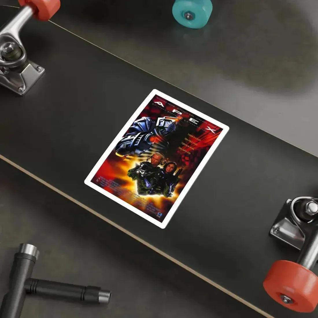 A.P.E.X 1994 Movie Poster STICKER Vinyl Die-Cut Decal - The Sticker Space