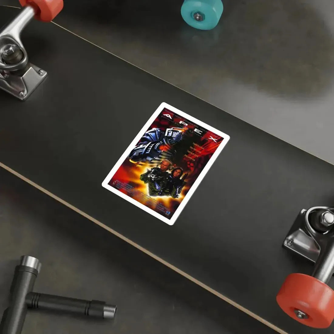 A.P.E.X 1994 Movie Poster STICKER Vinyl Die-Cut Decal - The Sticker Space