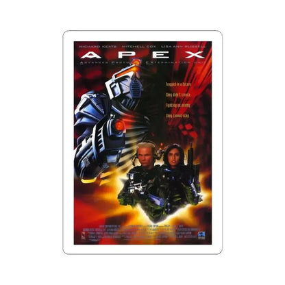A.P.E.X. 1994 Movie Poster - STICKER Vinyl Kiss-Cut Decal 6 Inch White - The Sticker Space