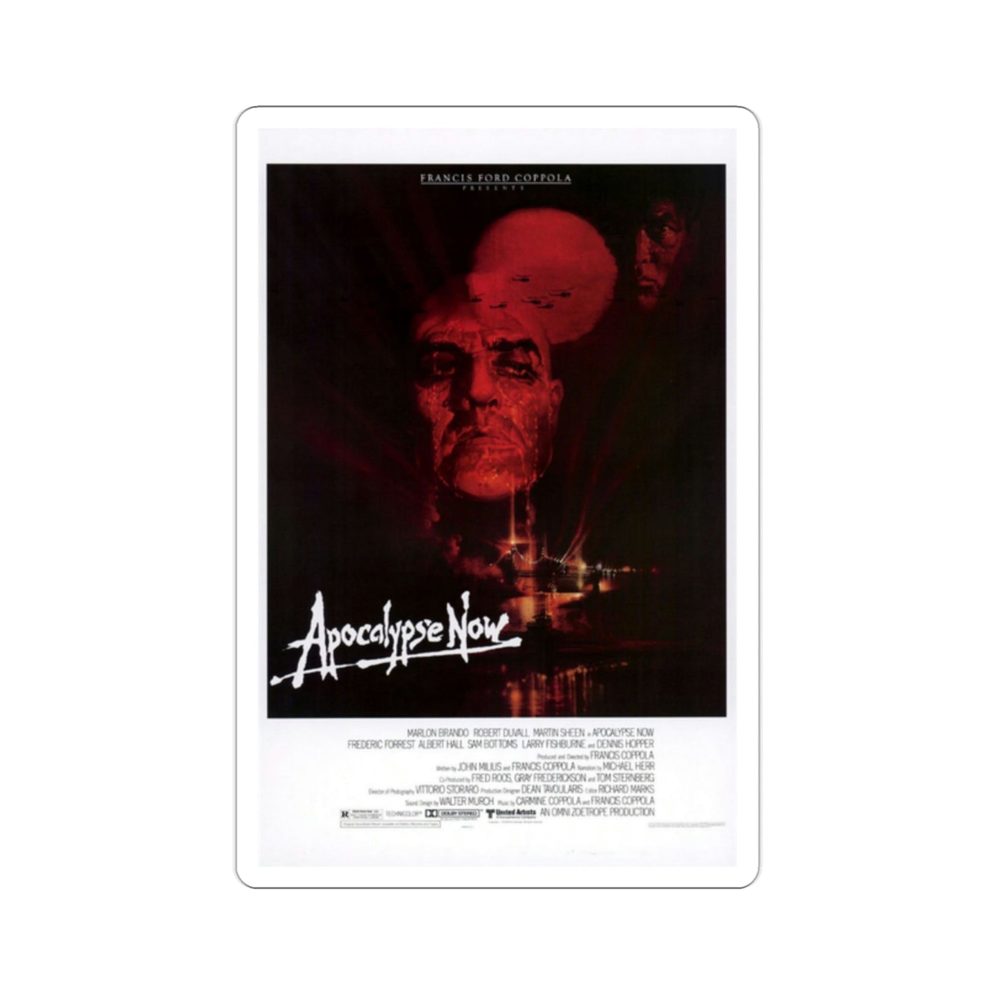 Apocalypse Now 1979 Movie Poster STICKER Vinyl Die-Cut Decal-2 Inch-The Sticker Space