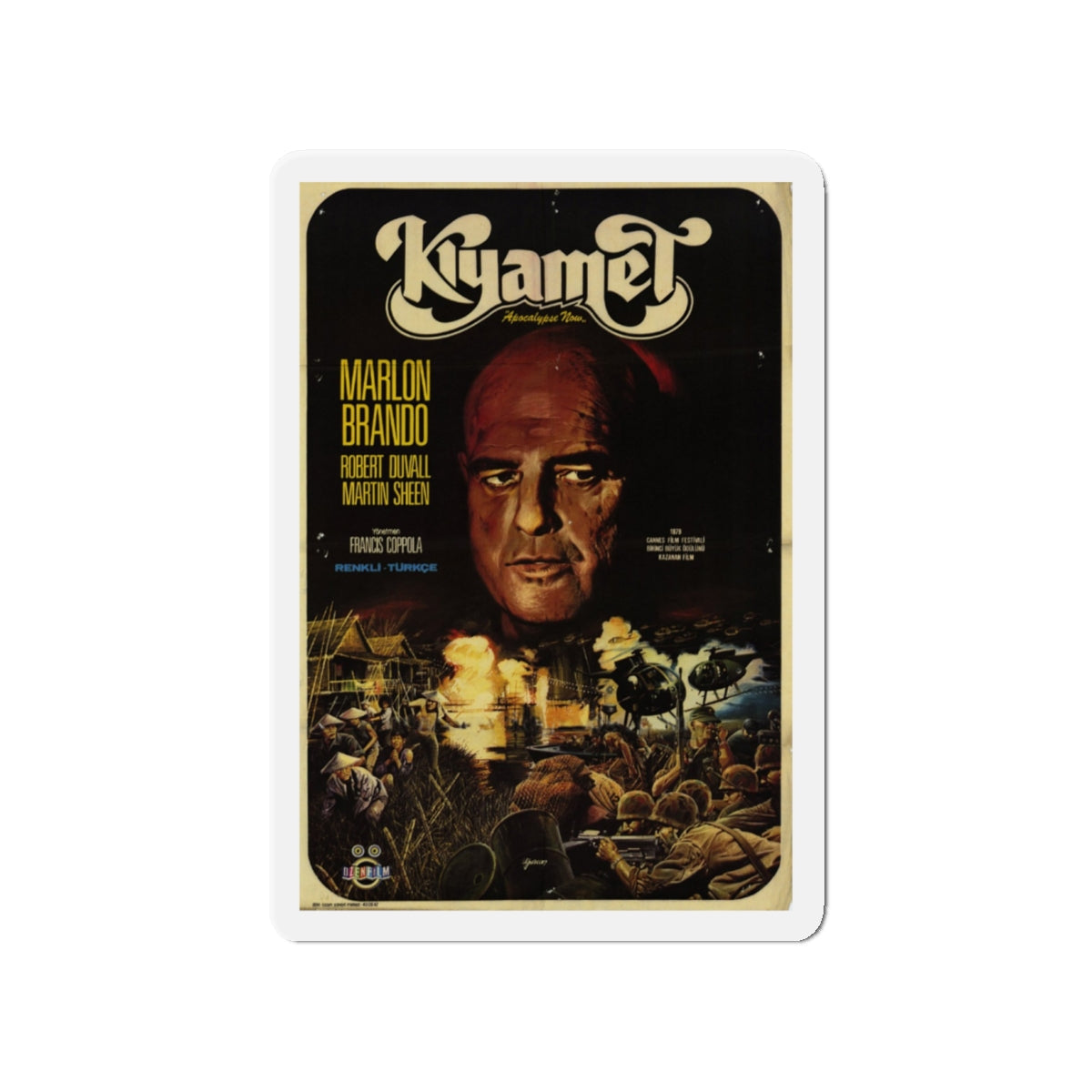 APOCALYPSE NOW (FOREIGN) 1979 Movie Poster - Die-Cut Magnet-4" x 4"-The Sticker Space