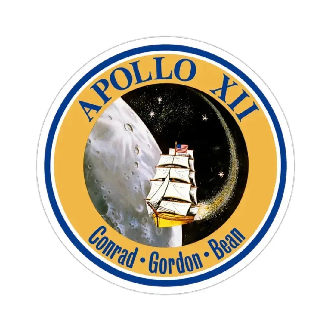 Apollo 12 (NASA) STICKER Vinyl Die-Cut Decal | Shop Stickers, Wall Art ...