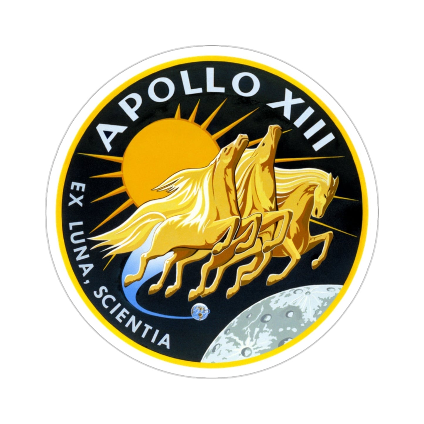 Apollo 13 (NASA) STICKER Vinyl Die-Cut Decal-2 Inch-The Sticker Space