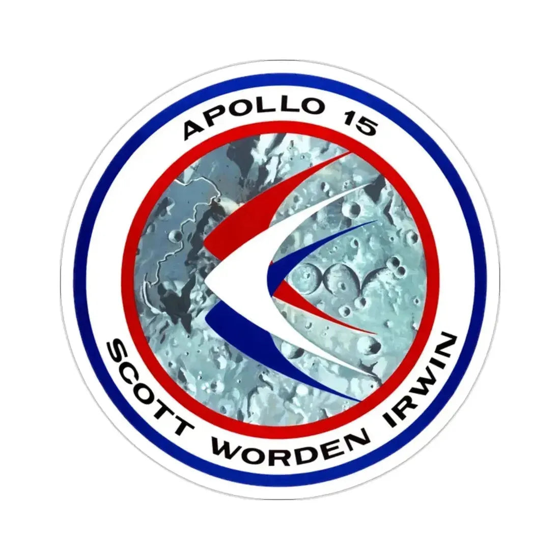 Apollo 15 (NASA) STICKER Vinyl Die-Cut Decal - The Sticker Space