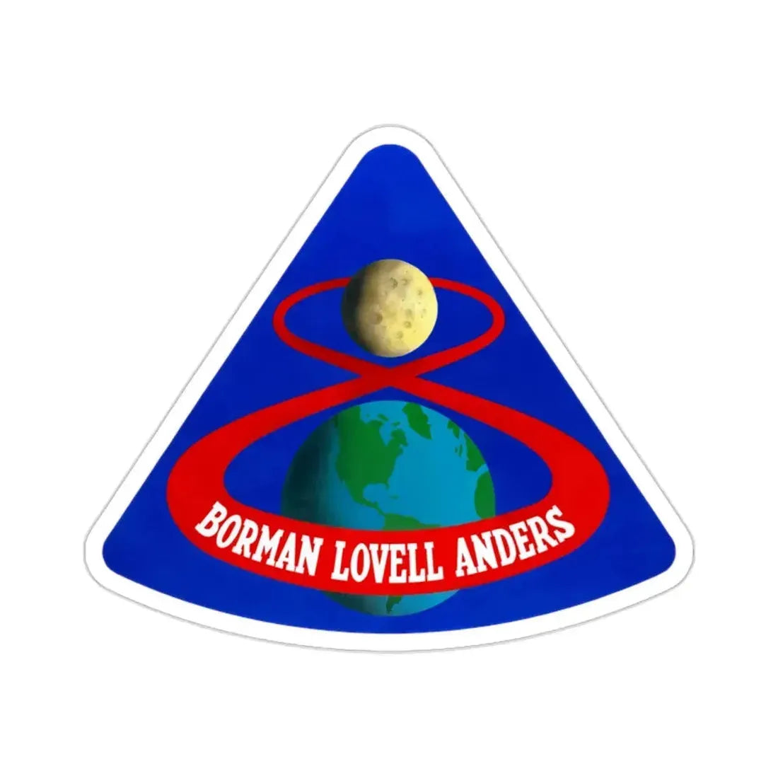 Apollo 8 (NASA) STICKER Vinyl Die-Cut Decal 2 Inch - The Sticker Space