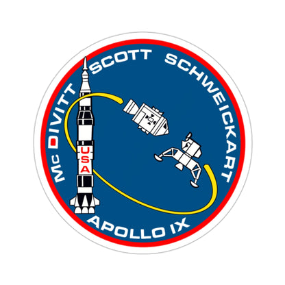 Apollo 9 (NASA) STICKER Vinyl Die-Cut Decal-2 Inch-The Sticker Space