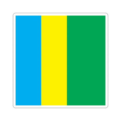 Apostolove flag (Ukraine) STICKER Vinyl Kiss-Cut Decal 3 Inch White - The Sticker Space