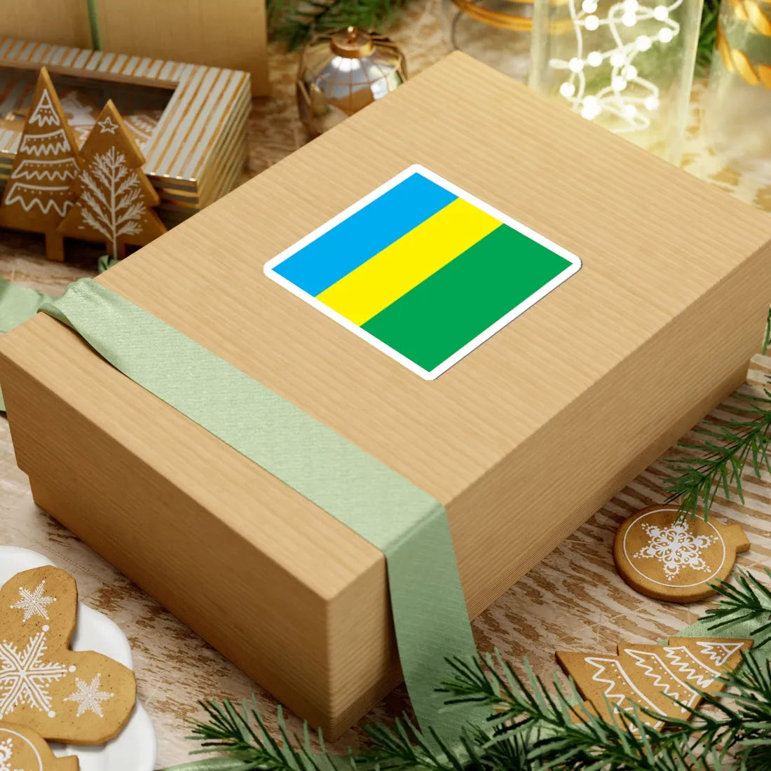 Apostolove flag (Ukraine) STICKER Vinyl Kiss-Cut Decal - The Sticker Space