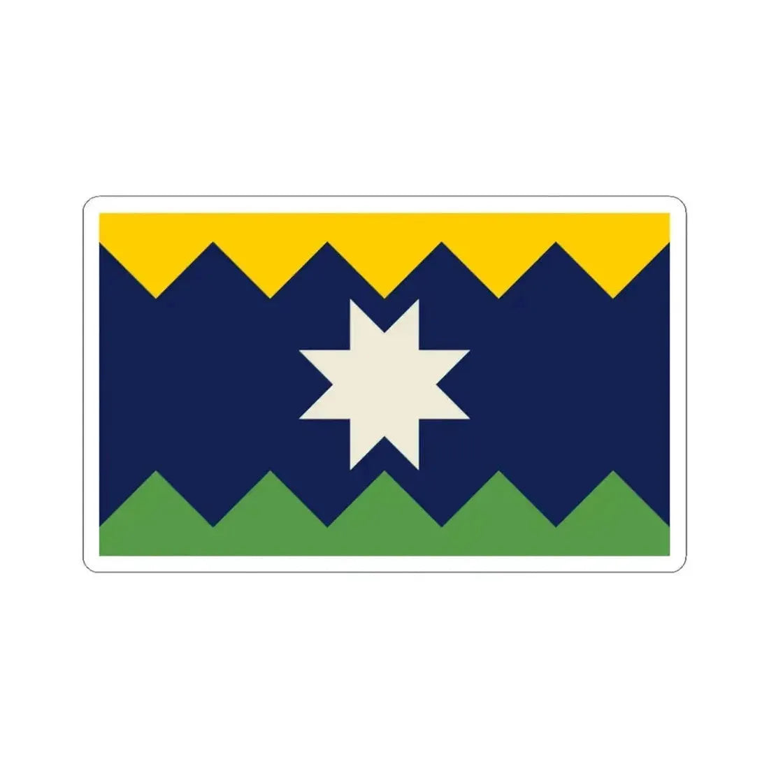 Appalachian Flag (United States) STICKER Vinyl Kiss-Cut Decal 3 Inch White - The Sticker Space