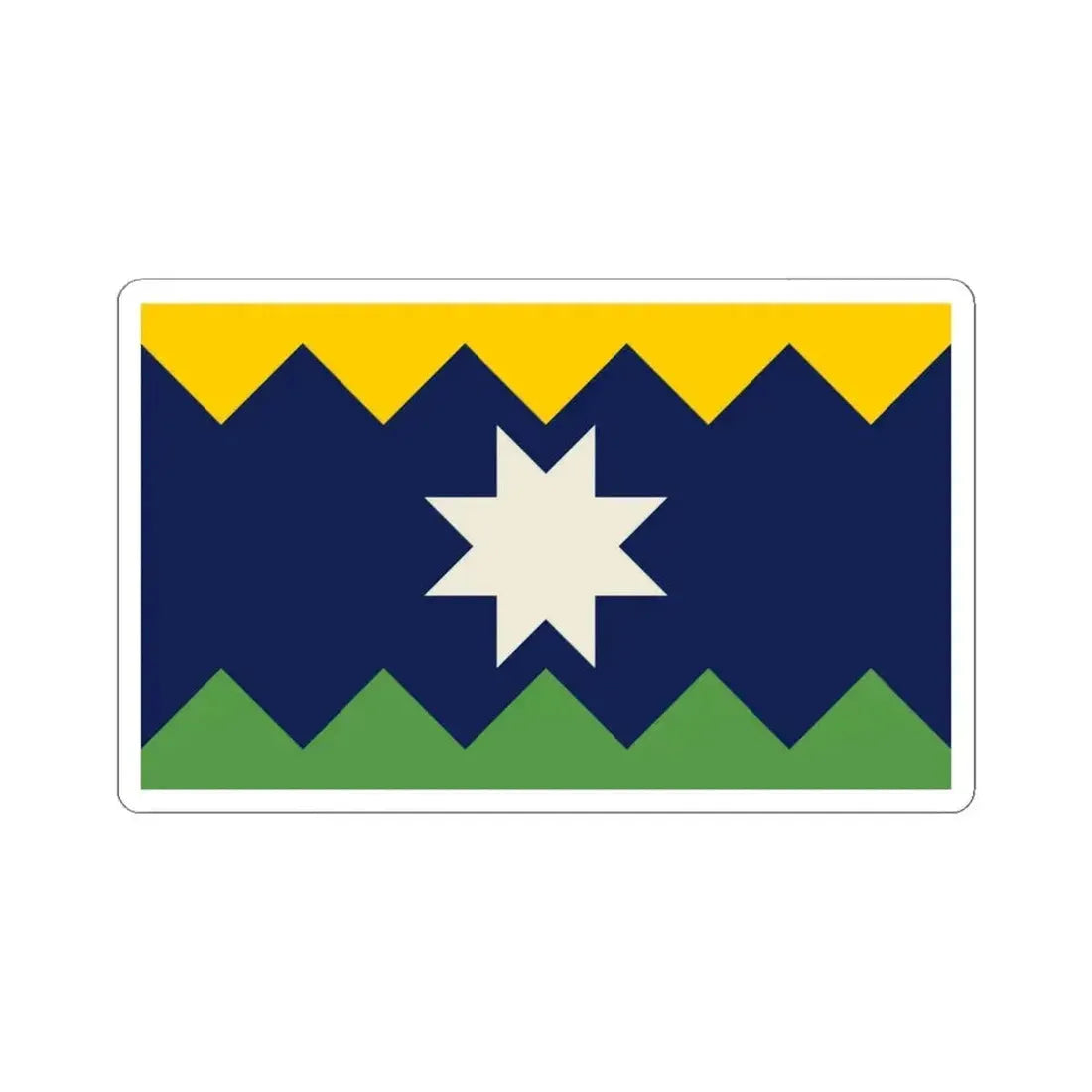 Appalachian Flag (United States) STICKER Vinyl Kiss-Cut Decal 4 Inch White - The Sticker Space