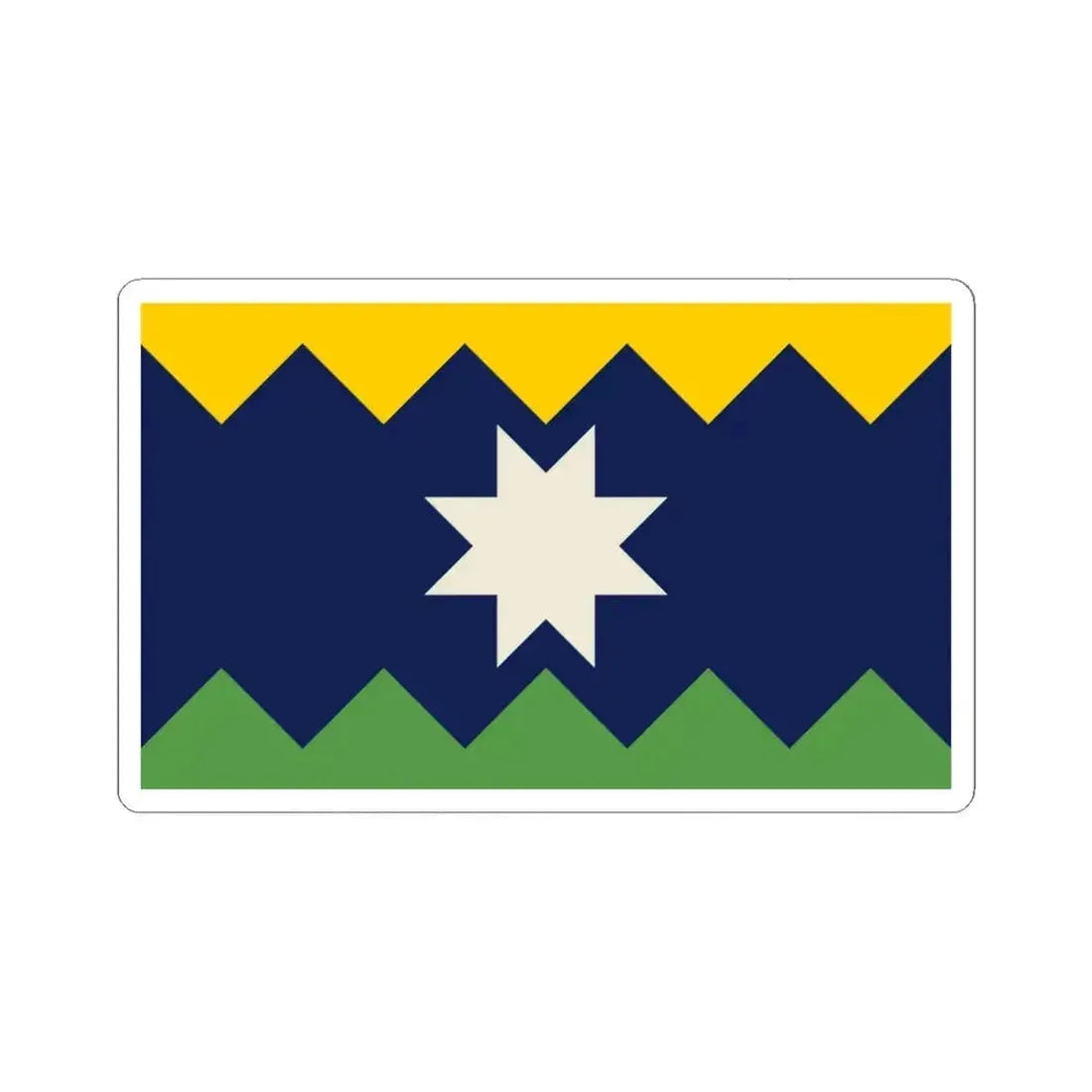 Appalachian Flag (United States) STICKER Vinyl Kiss-Cut Decal 6 Inch White - The Sticker Space