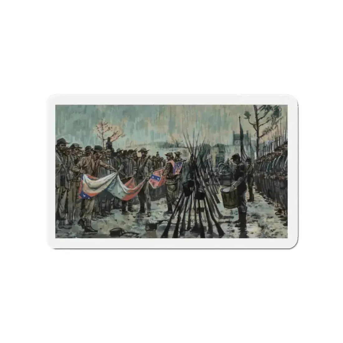 Appamatux (Magazine Illustration) Refrigerator Magnet 2 Inch Die-Cut - The Sticker Space