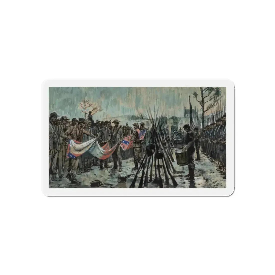 Appamatux (Magazine Illustration) Refrigerator Magnet 3 Inch Die-Cut - The Sticker Space