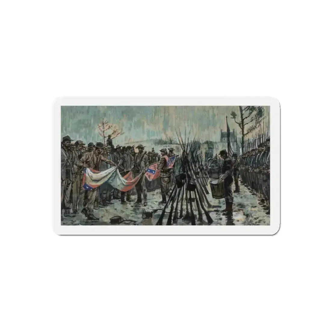 Appamatux (Magazine Illustration) Refrigerator Magnet 4 Inch Die-Cut - The Sticker Space