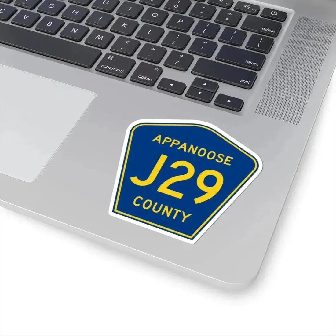 Appanoose County Route J29 IA (Iowa) (Road Sign) STICKER Vinyl Kiss-Cut Decal - The Sticker Space