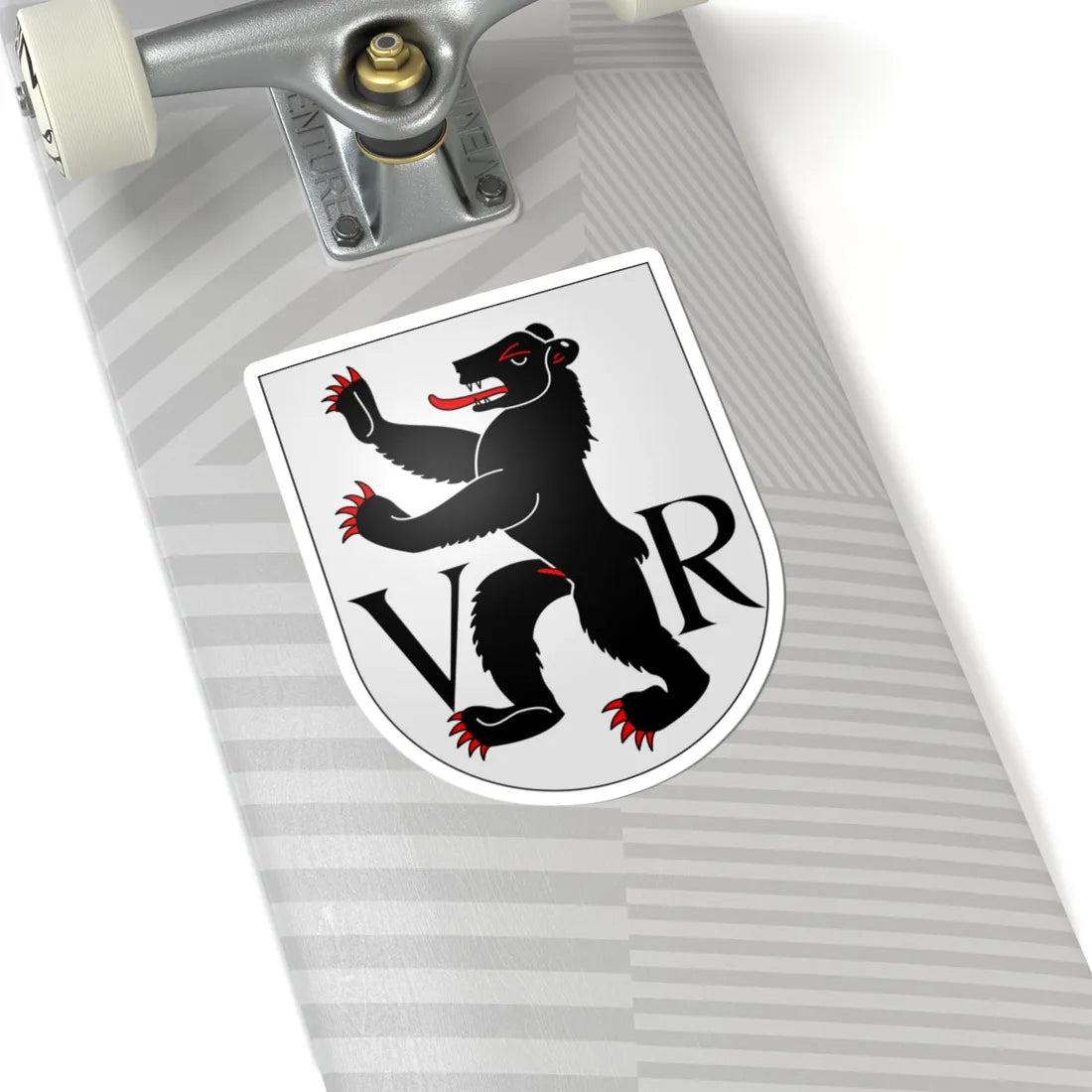 AppenzellRE-coat of arms (Switzerland) (Coat of Arms) STICKER Vinyl Kiss-Cut Decal - The Sticker Space