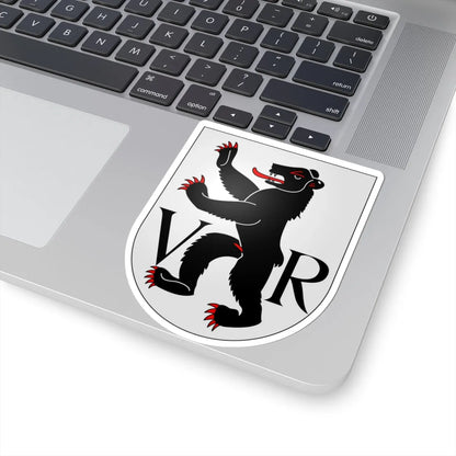 AppenzellRE-coat of arms (Switzerland) (Coat of Arms) STICKER Vinyl Kiss-Cut Decal - The Sticker Space