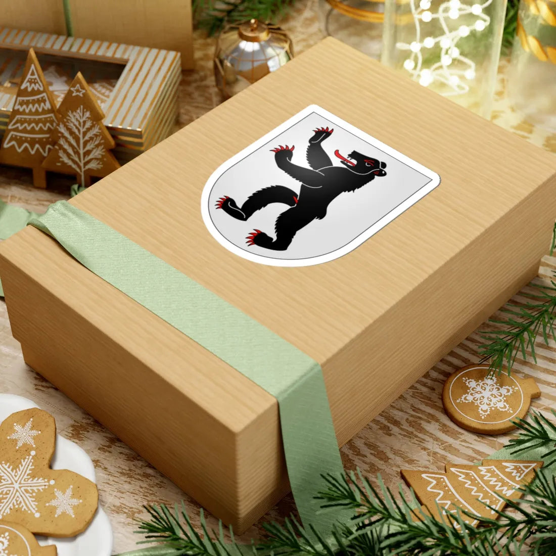 AppenzellRI-coat of arms (Switzerland) (Coat of Arms) STICKER Vinyl Kiss-Cut Decal - The Sticker Space