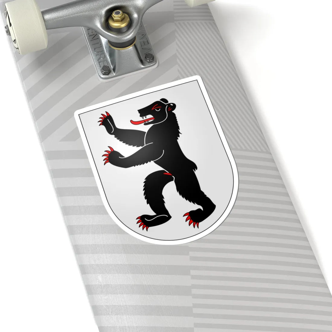 AppenzellRI-coat of arms (Switzerland) (Coat of Arms) STICKER Vinyl Kiss-Cut Decal - The Sticker Space