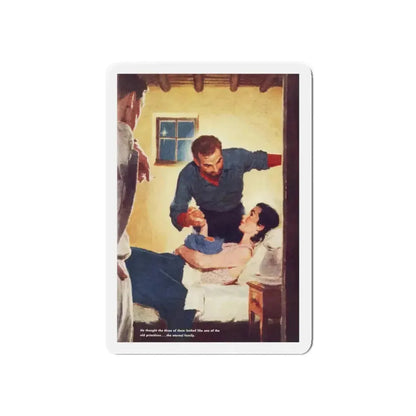 Appointment In the Desert, Redbook, December 1954 (Magazine Illustration) Refrigerator Magnet - The Sticker Space