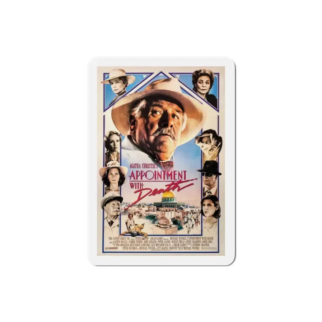 Appointment with Death 1988 Movie Poster Refrigerator Magnet - The Sticker Space