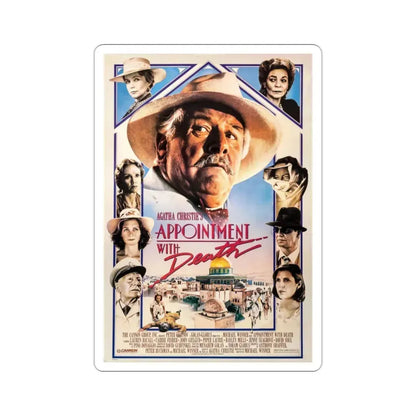 Appointment with Death 1988 Movie Poster STICKER Vinyl Die-Cut Decal 2 Inch - The Sticker Space