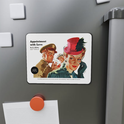 Appointment with Love by S. I. Kishor, 1943 (Magazine Illustration) Refrigerator Magnet-The Sticker Space