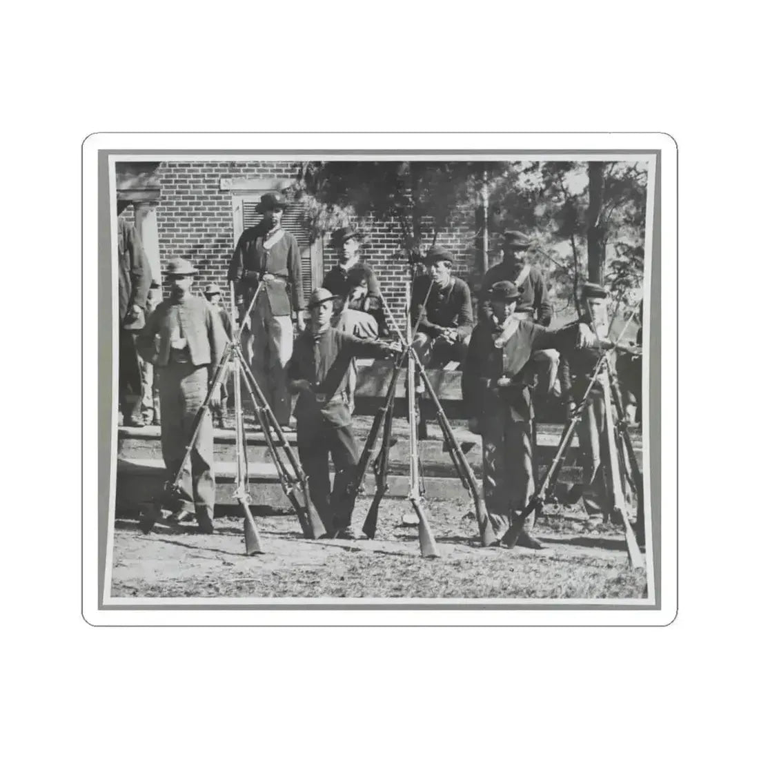 Appomattox Court House, Va., April 1865(2) (U.S. Civil War) STICKER Vinyl Kiss-Cut Decal 4 Inch White - The Sticker Space