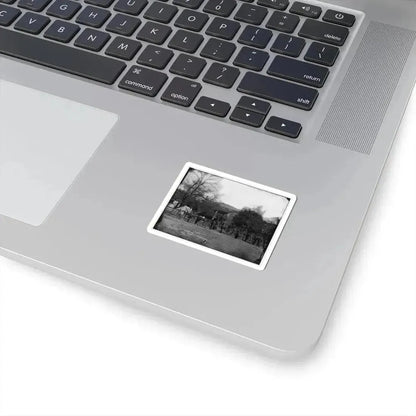 Appomattox Court House, Va. Federal Soldiers at the Courthouse (U.S. Civil War) STICKER Vinyl Kiss-Cut Decal - The Sticker Space