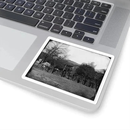Appomattox Court House, Va. Federal Soldiers at the Courthouse (U.S. Civil War) STICKER Vinyl Kiss-Cut Decal - The Sticker Space